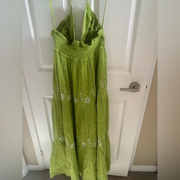 Free People Real Love Embroidered Maxi Dress  size medium - Picture 4 of 5